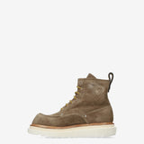 Suede ankle boot