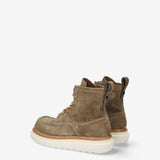 Suede ankle boot