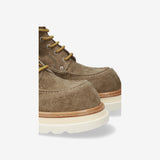 Suede ankle boot