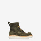 Workwear Suede Ankle Boots Forest