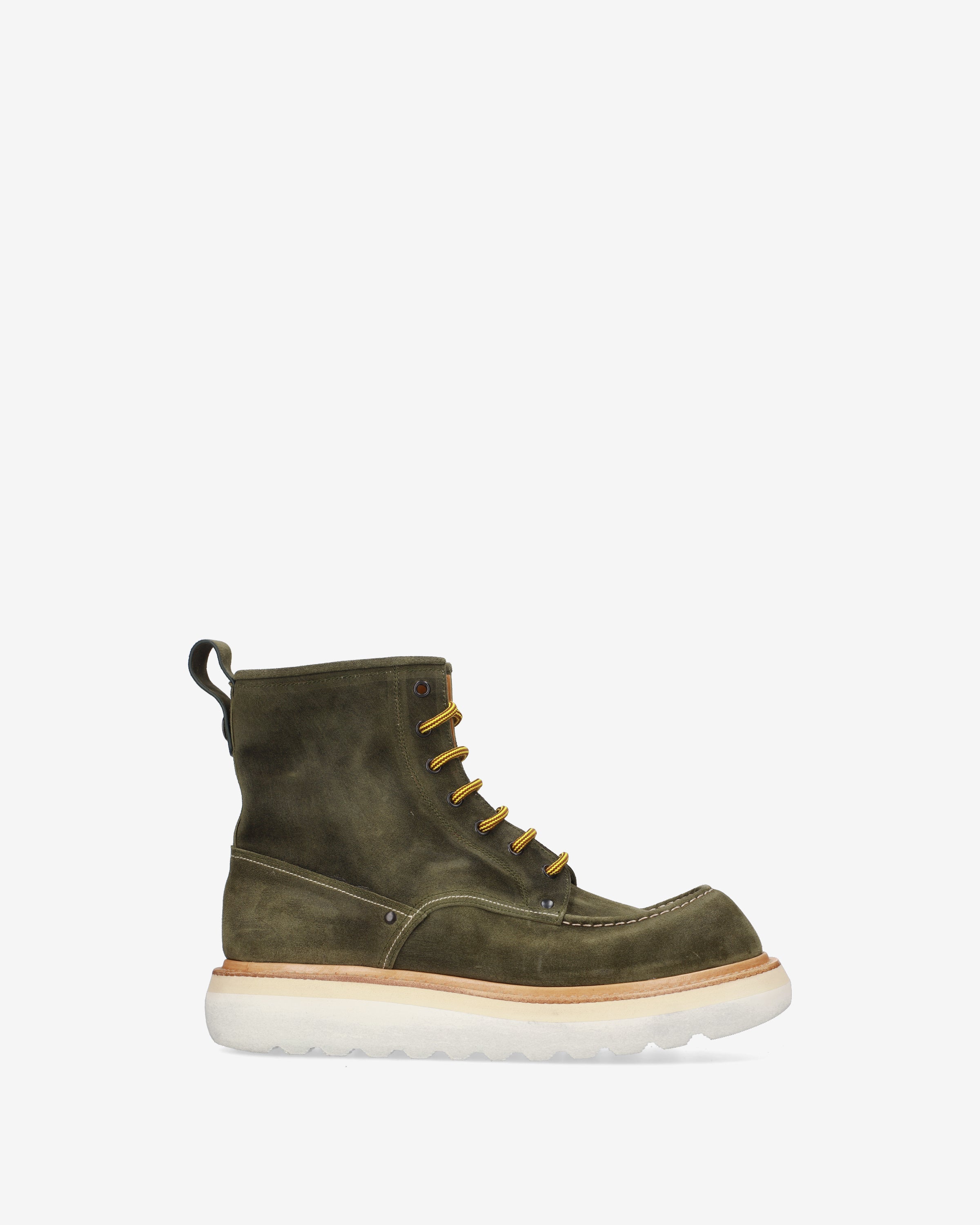 Workwear Suede Ankle Boots Forest