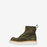 Workwear Suede Ankle Boots Forest
