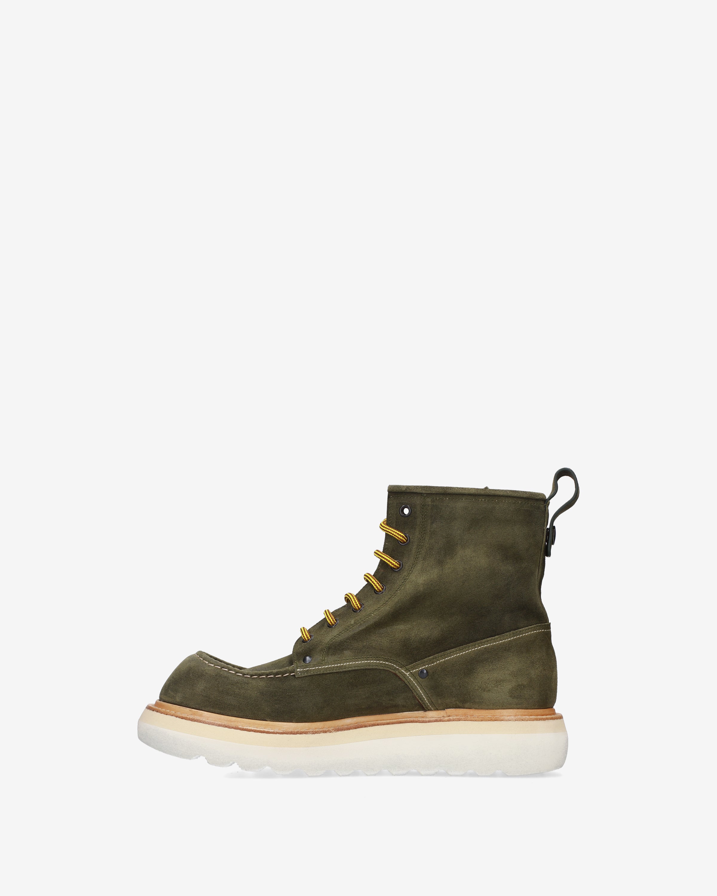 Workwear Suede Ankle Boots Forest