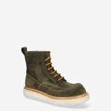 Workwear Suede Ankle Boots Forest