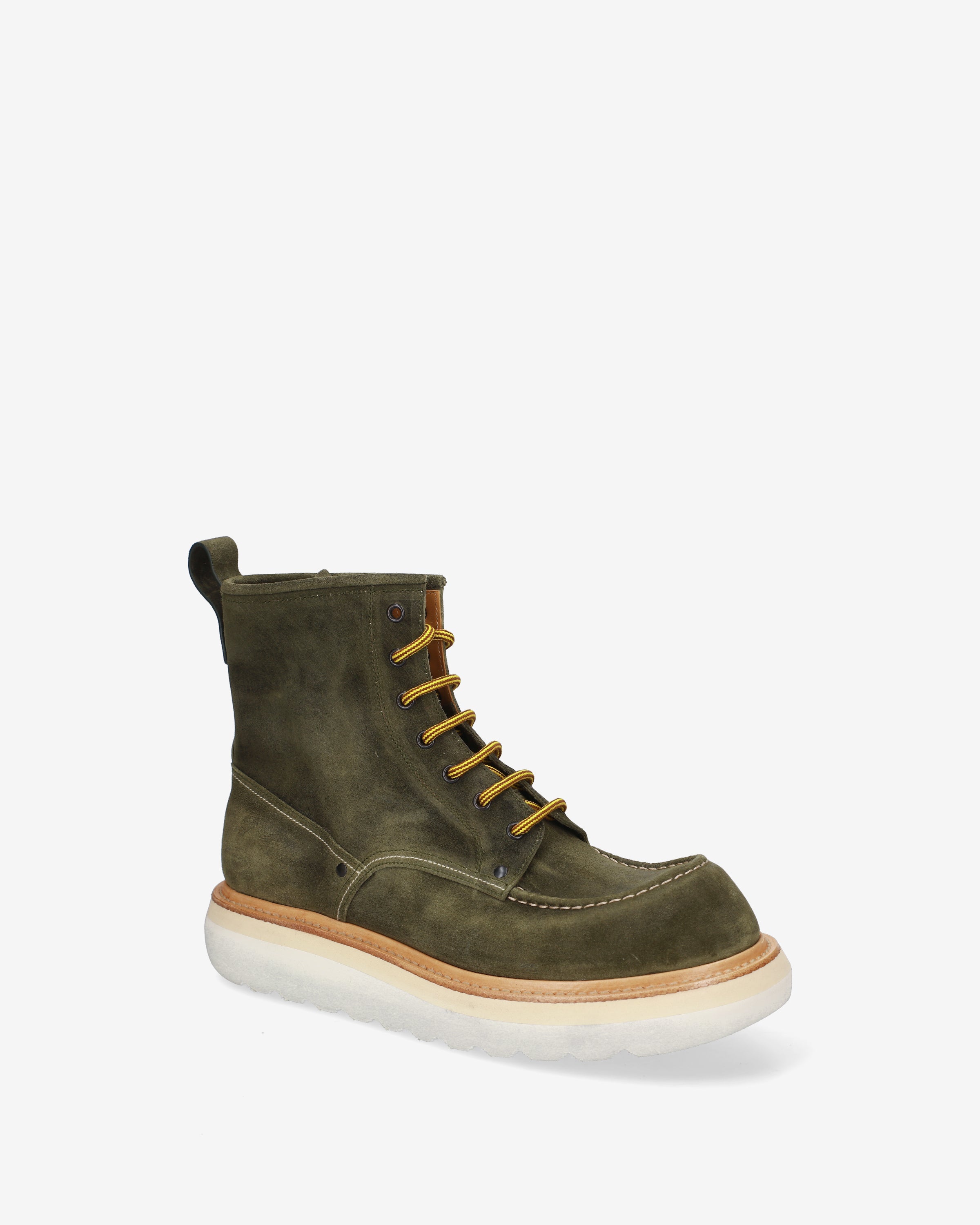 Workwear Suede Ankle Boots Forest
