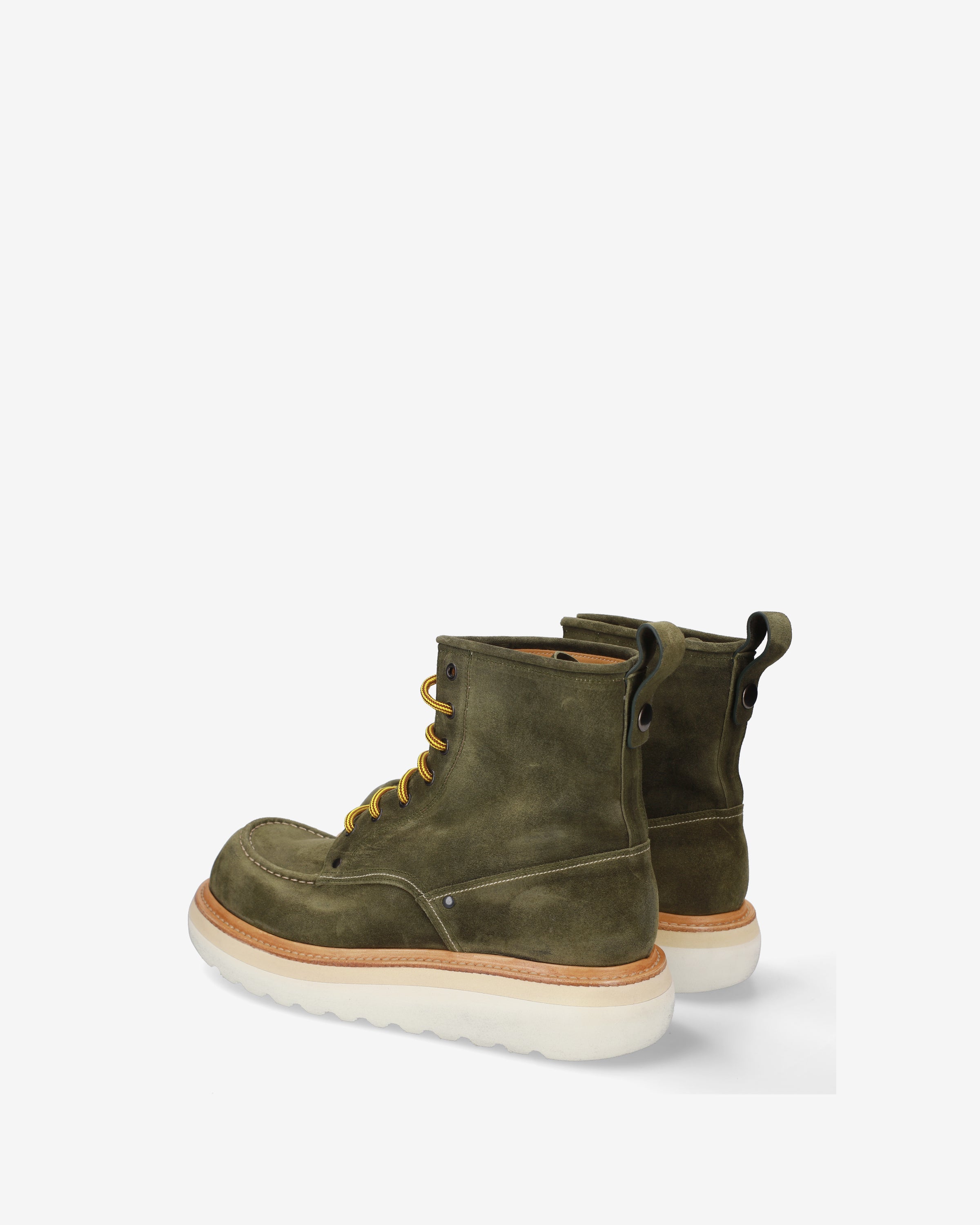 Workwear Suede Ankle Boots Forest