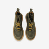 Workwear Suede Ankle Boots Forest