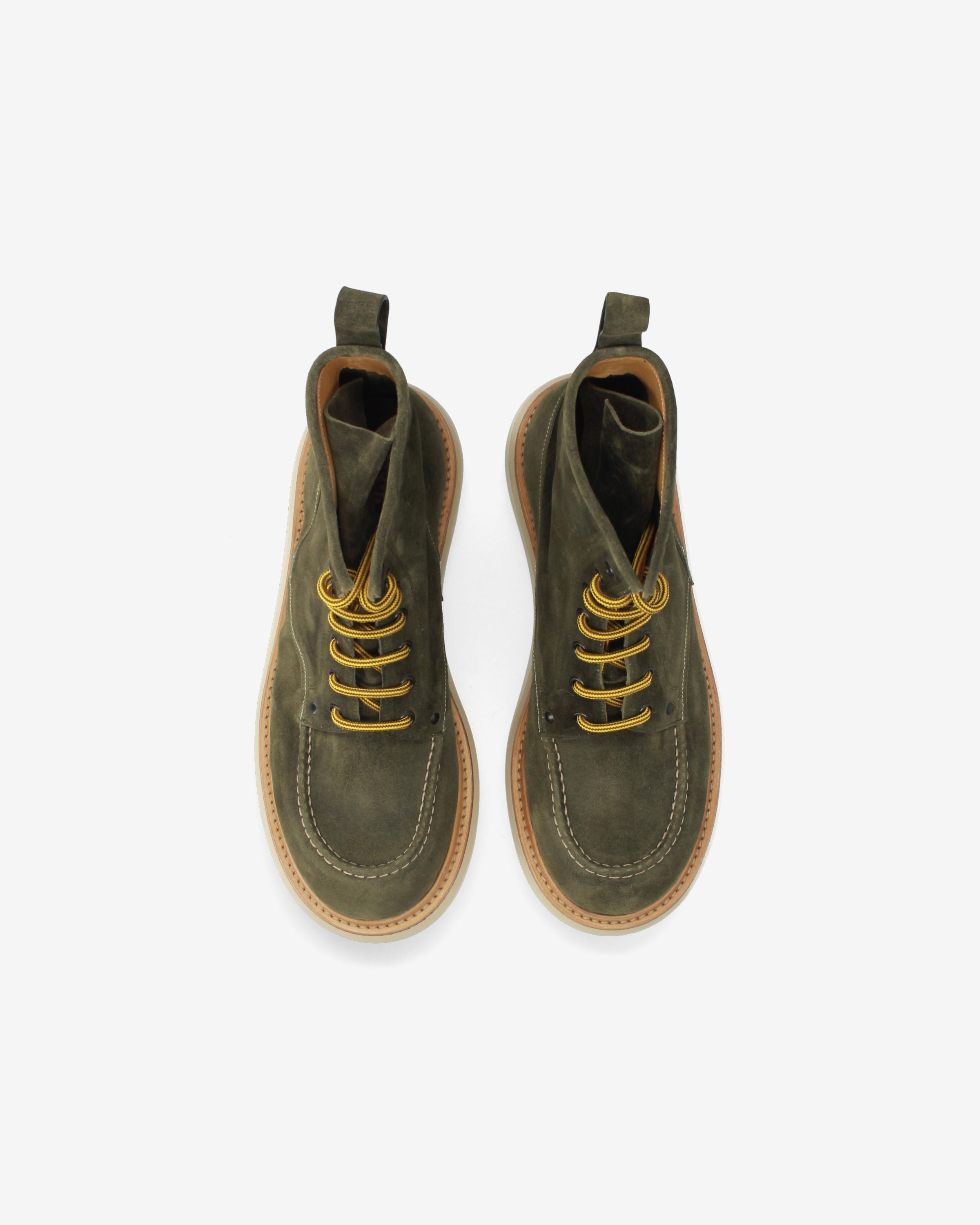 Workwear Suede Ankle Boots Forest