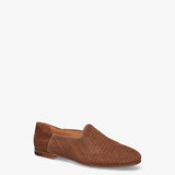 Braided suede slippers
