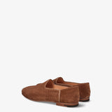 Braided suede slippers