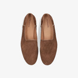 Braided suede slippers