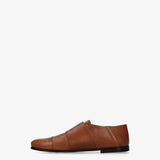 Brown Leather Monk Strap