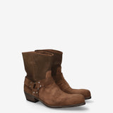 Engineer Suede Boots Cigar