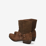 Engineer Suede Boots Cigar