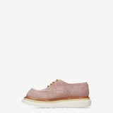 Leather lace-up shoes