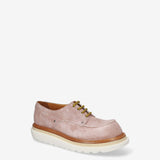Leather lace-up shoes