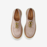 Leather lace-up shoes