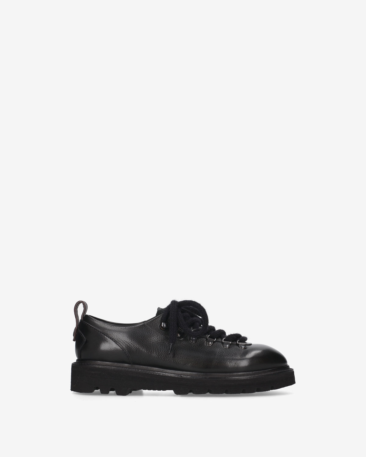 Nodik Leather Lug-Sole Derby Black - Premiata