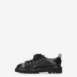 Nodik Leather Lug-Sole Derby Black - Premiata