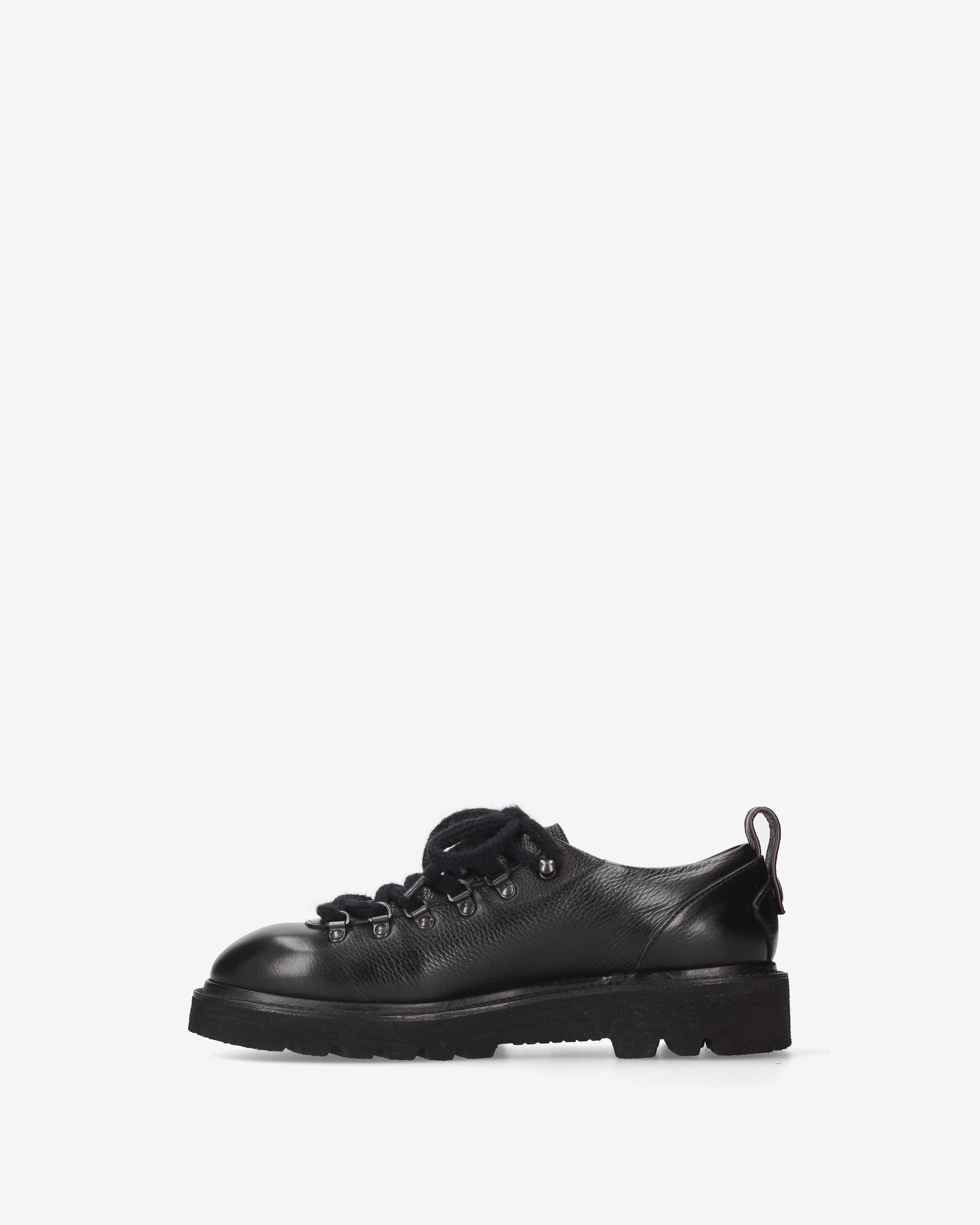Nodik Leather Lug-Sole Derby Black - Premiata