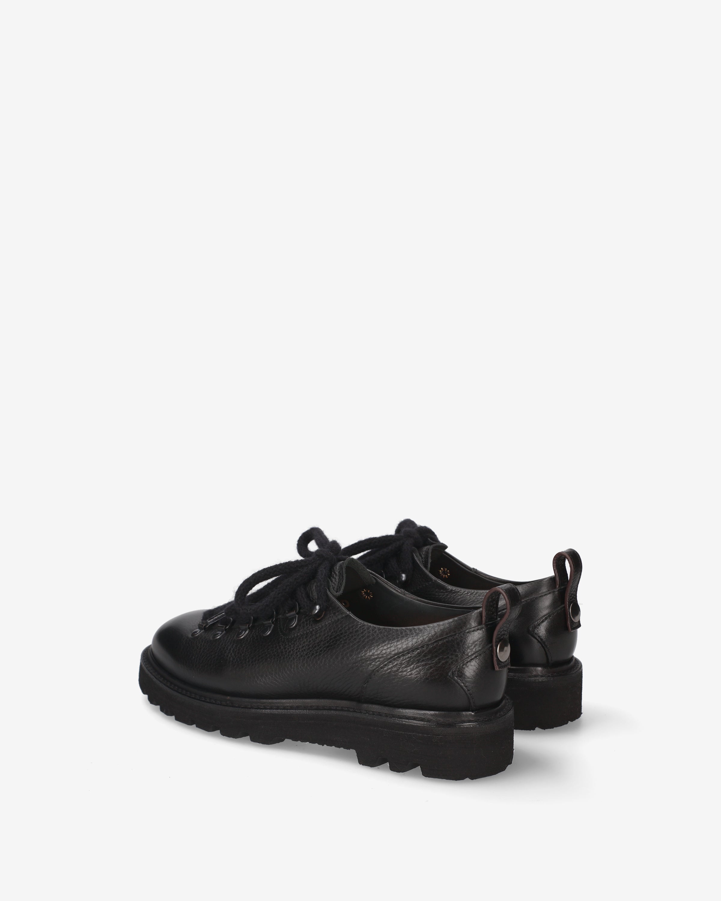 Nodik Leather Lug-Sole Derby Black - Premiata