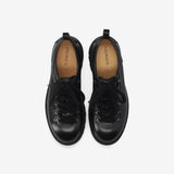 Nodik Leather Lug-Sole Derby Black - Premiata