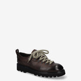 Brush Leather Mountain Derby Dark Brown - Premiata