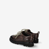 Brush Leather Mountain Derby Dark Brown - Premiata