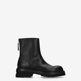 Elba Leather Combat Boot Black - Premiata