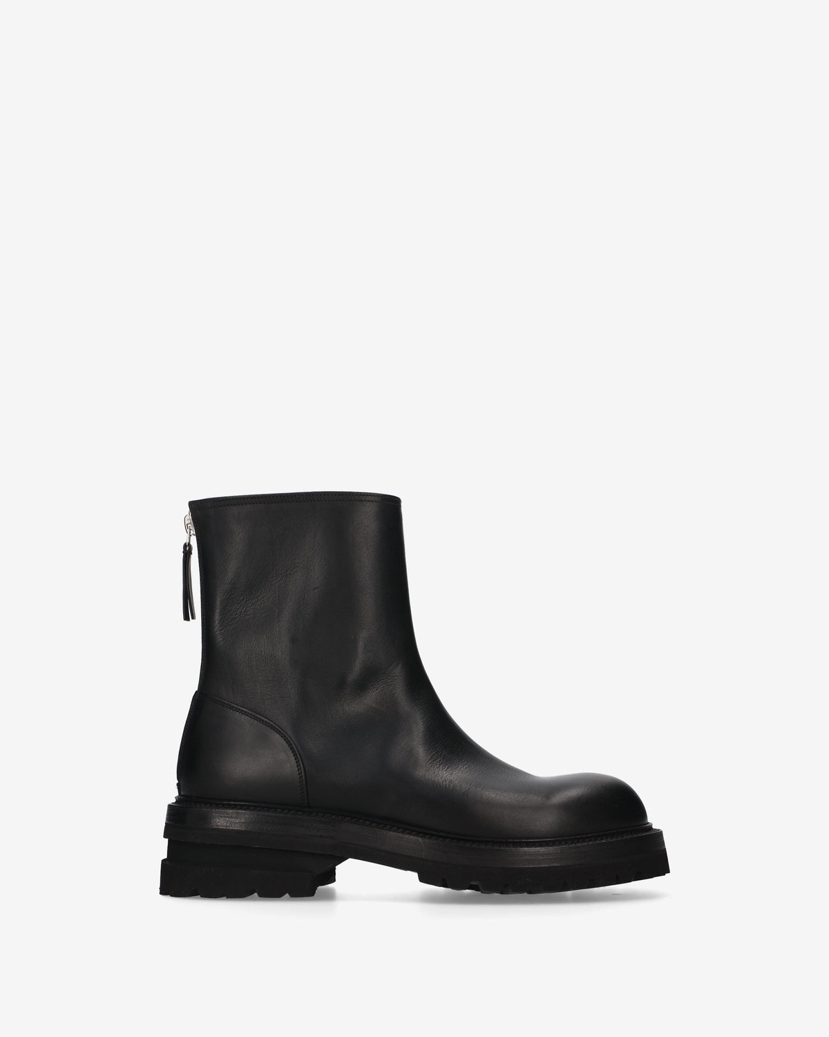 Elba Leather Combat Boot Black - Premiata