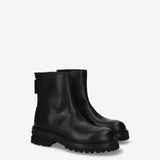 Elba Leather Combat Boot Black - Premiata