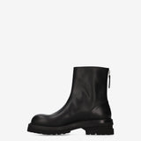 Elba Leather Combat Boot Black - Premiata