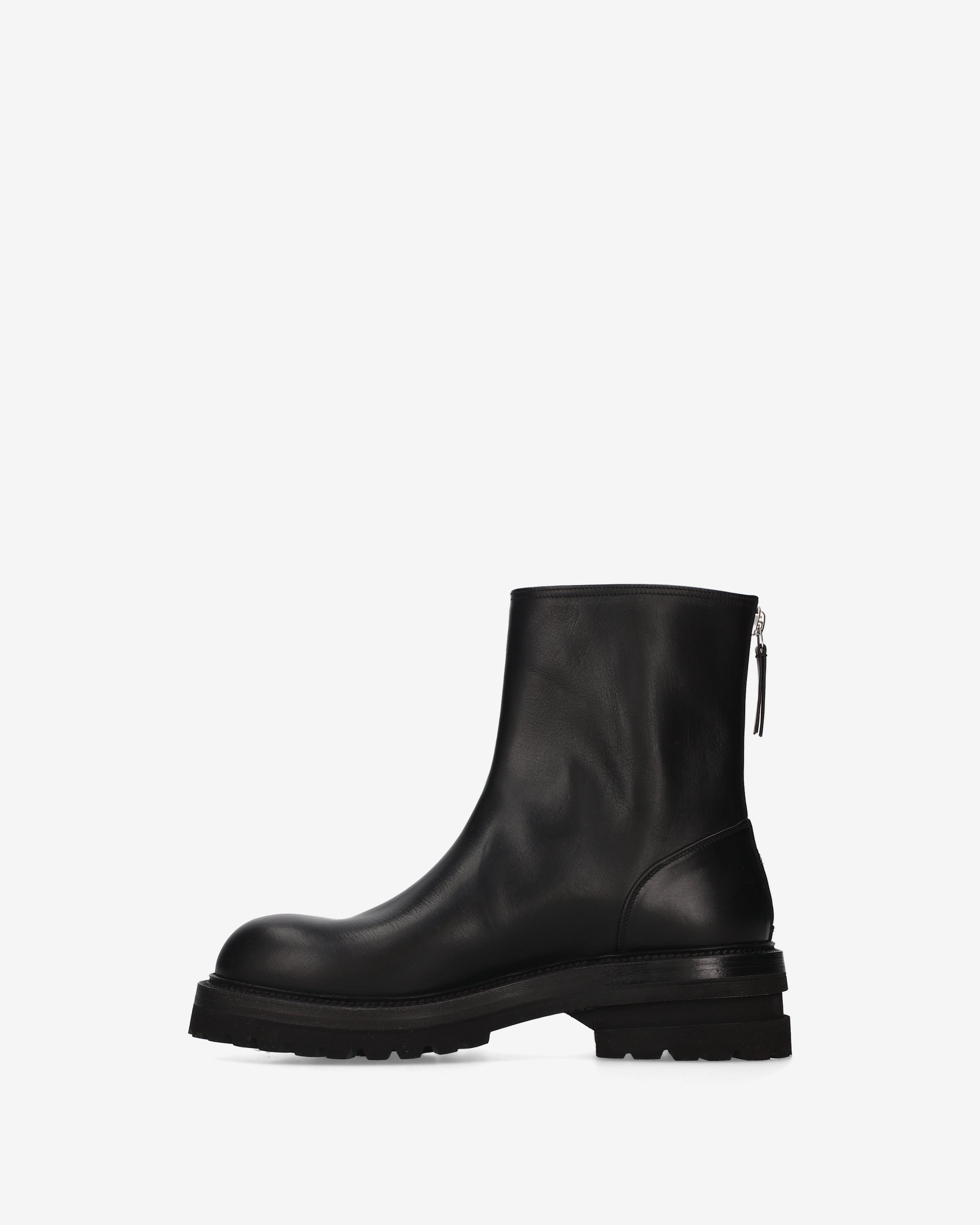 Elba Leather Combat Boot Black - Premiata