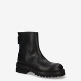 Elba Leather Combat Boot Black - Premiata