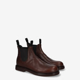 Leather Chelsea Boot Dark Brown