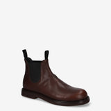 Leather Chelsea Boot Dark Brown