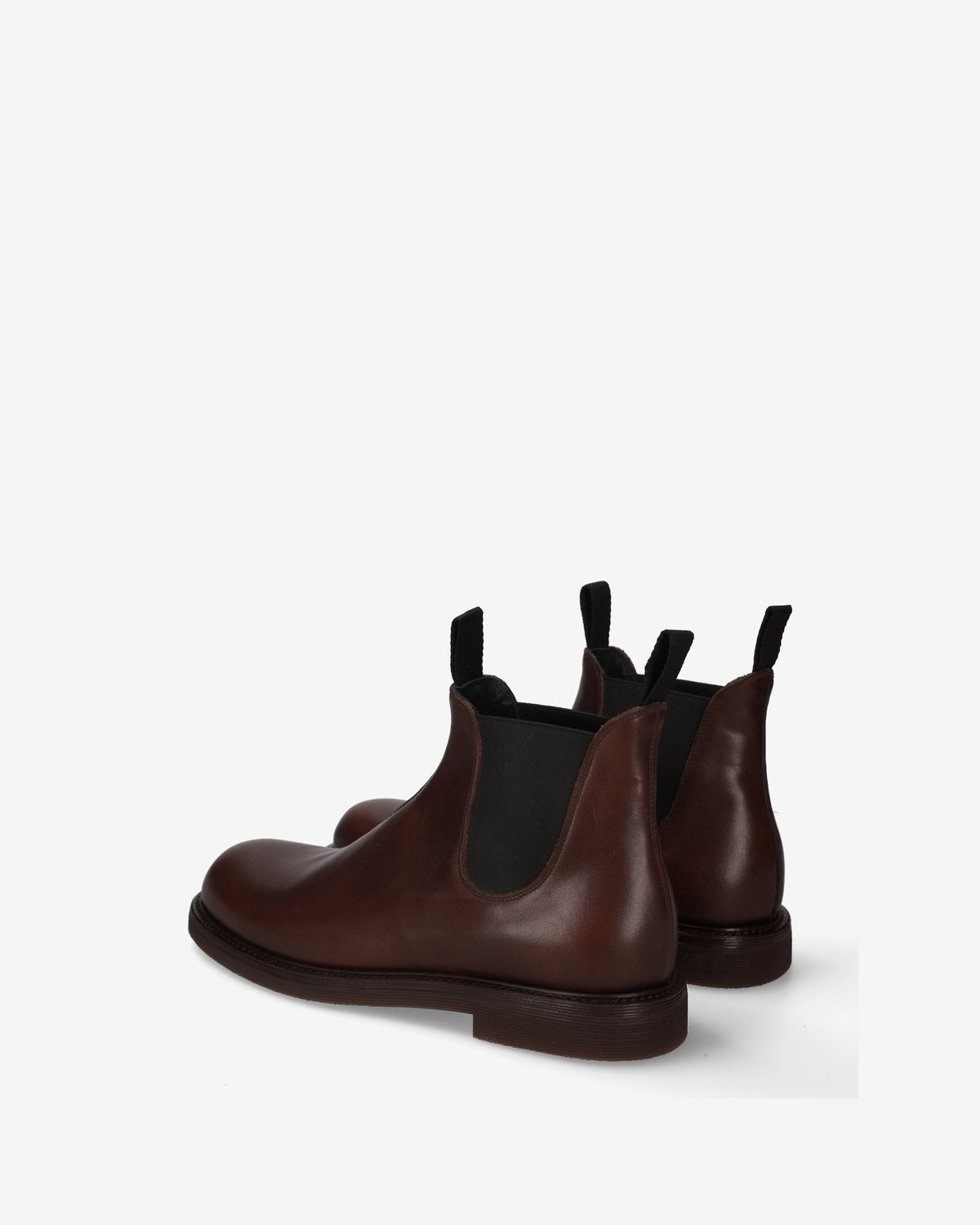 Leather Chelsea Boot Dark Brown