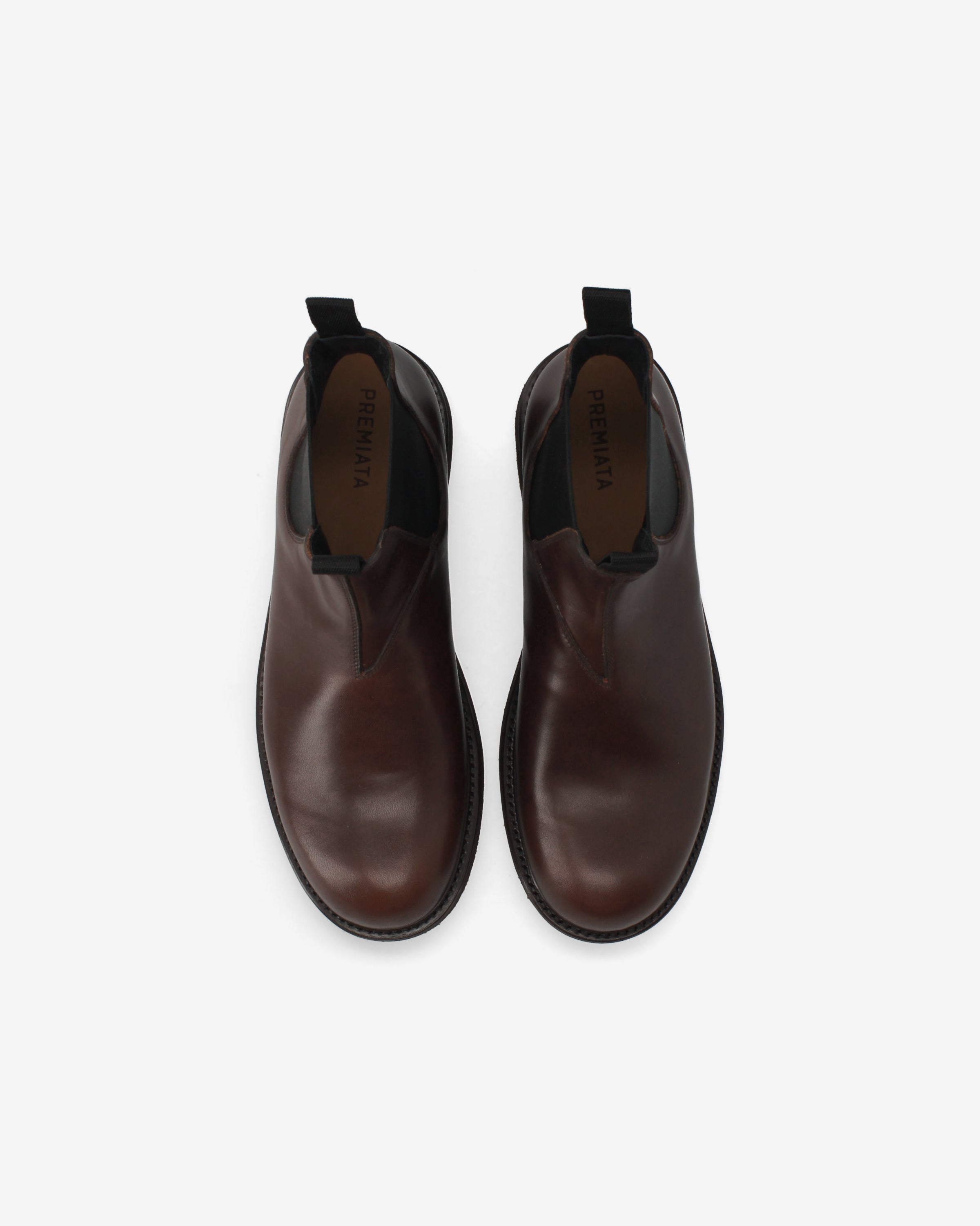 Leather Chelsea Boot Dark Brown