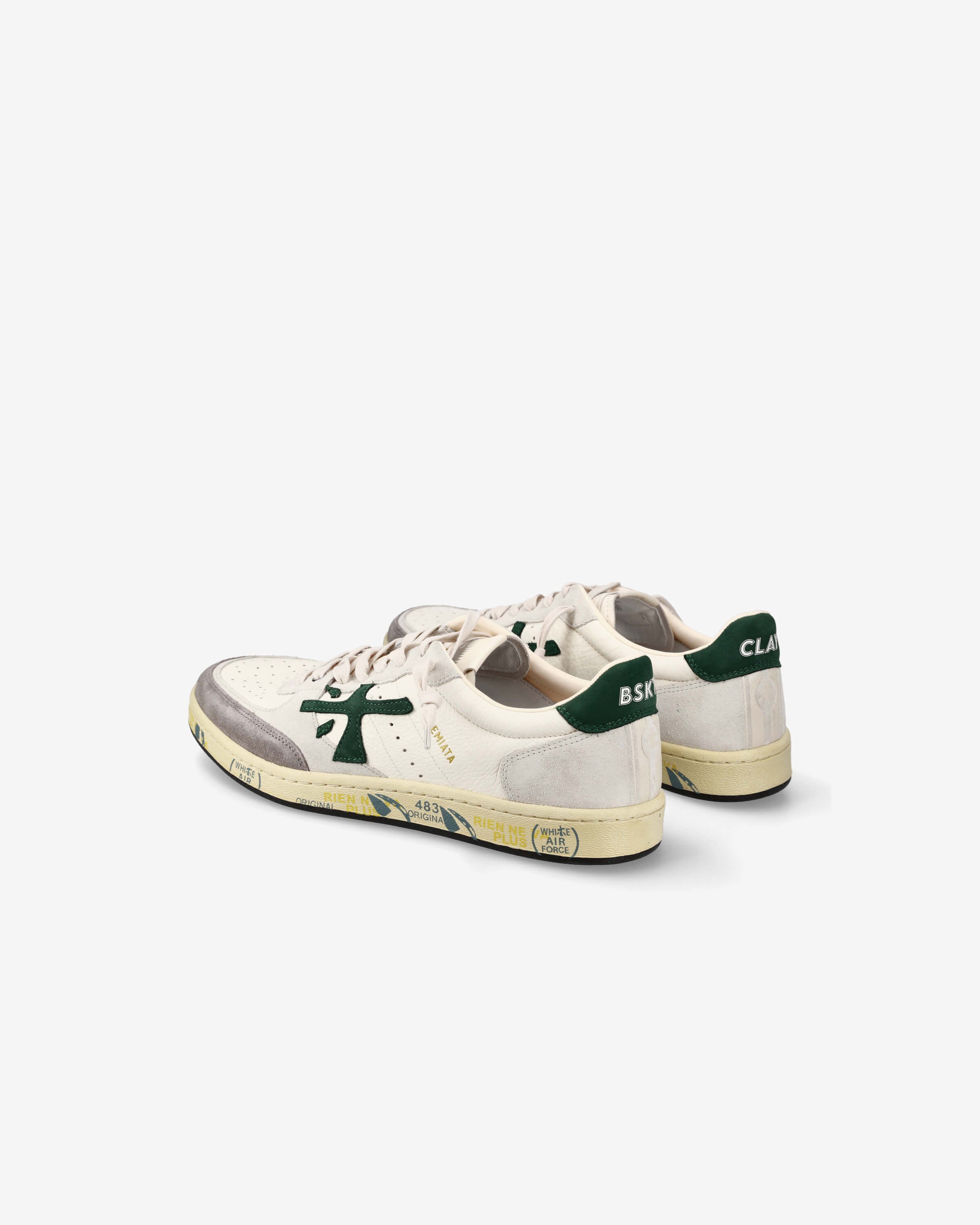 pietaokarinaPremiumⅣC Basket Clay Sneakers – Unisex Leather and Suede Style – Premiata.us