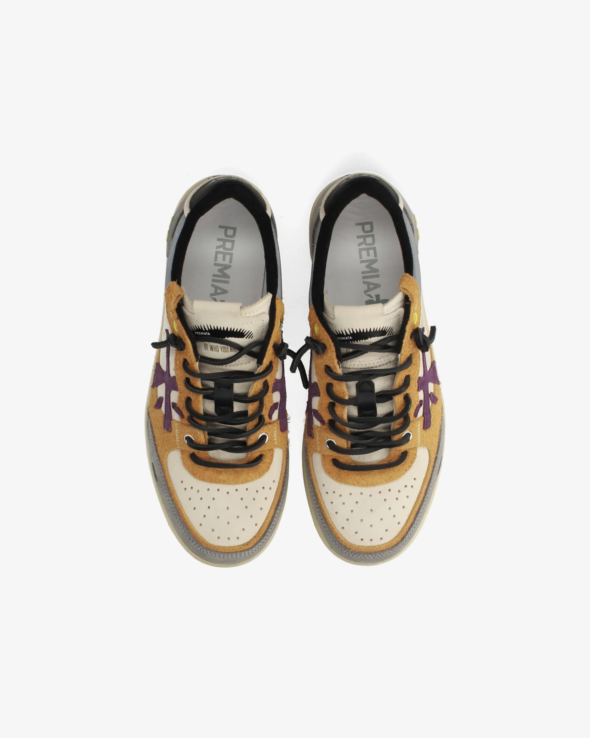 スニーカー PREMIATA BSKT-CLAYD-6780 Sneakers Basket Clay in pelle Basket Clay Sneakers – Unisex Leather and Suede Style