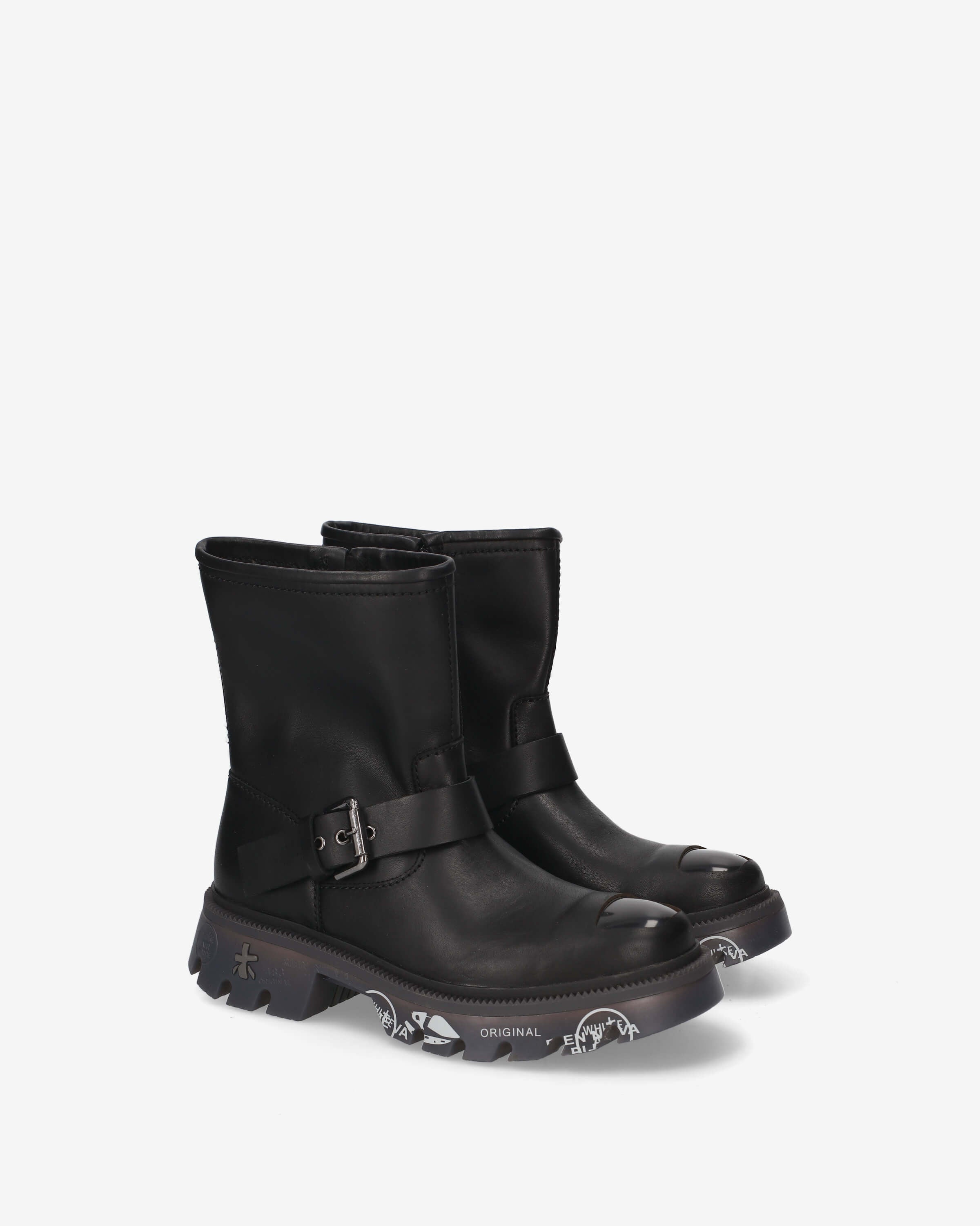 【みぃ】フラット4点セット【ブラックレザー】 Ankle Boots Camden 464 – Premiata.us