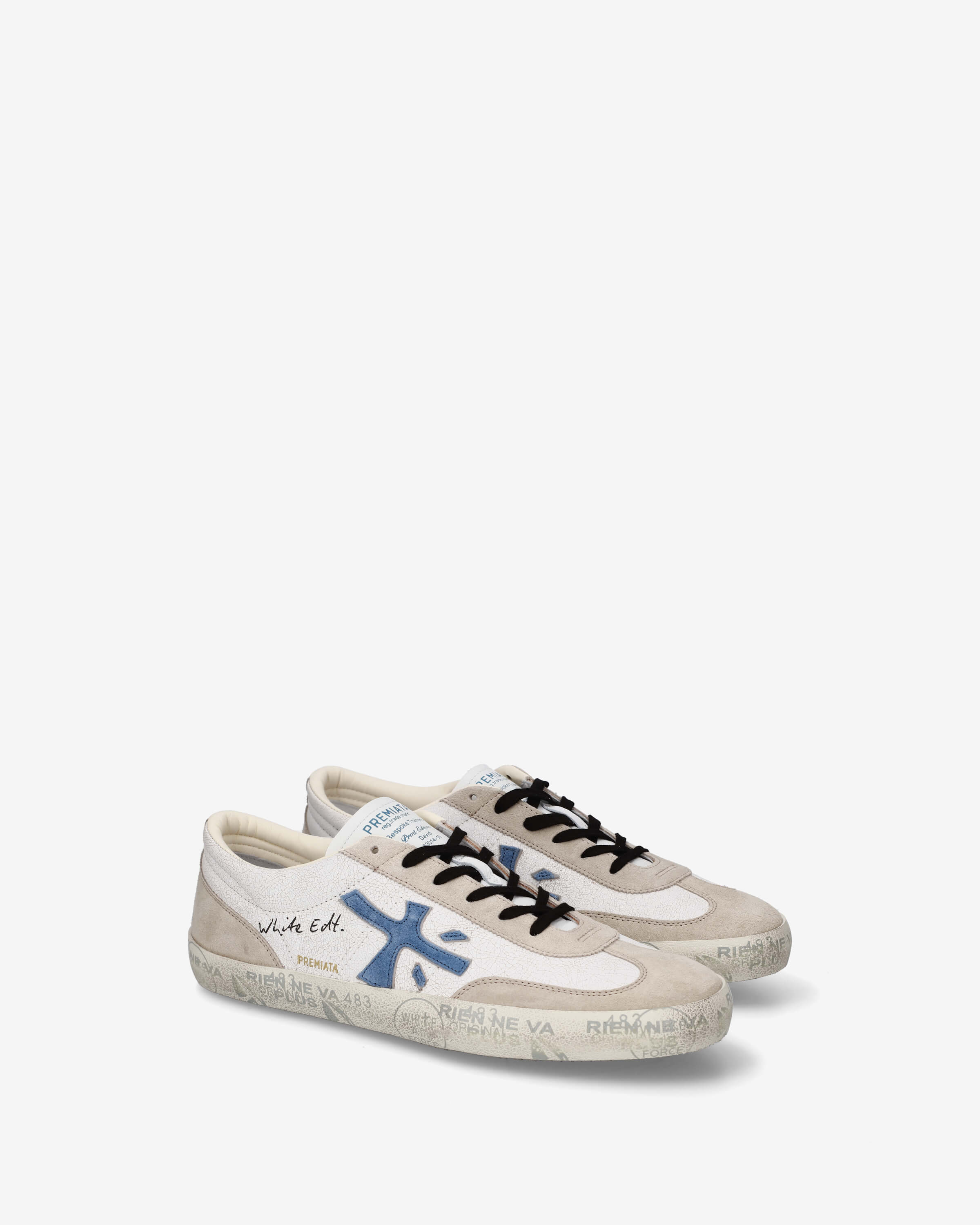 M*e様 Grafiche Tasgotti イタリアン プリント 水鳥 ４点セ Premiata David 8089 Sneakers | Fashion-Forward Italian Style for