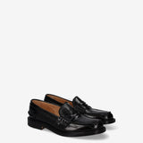 Eel Leather Penny Loafers Black - Premiata