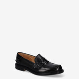 Eel Leather Penny Loafers Black - Premiata