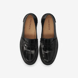 Eel Leather Penny Loafers Black - Premiata
