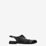 Leather slingback M6945C