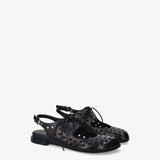 Leather slingback M6945C