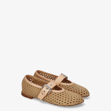 Mary Janes in rafia