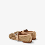 Mary Janes in rafia