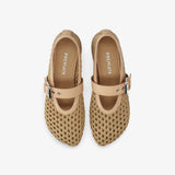 Mary Janes in rafia